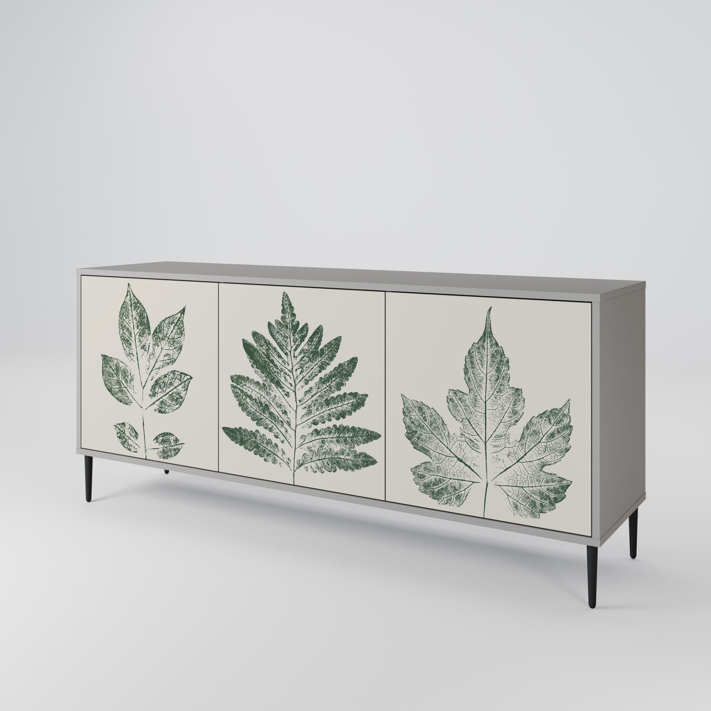 GREEN LEAFY STAMPS 3-türiges Sideboard