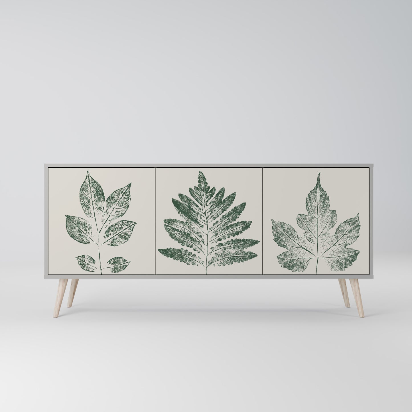 GREEN LEAFY STAMPS 3-türiges Sideboard