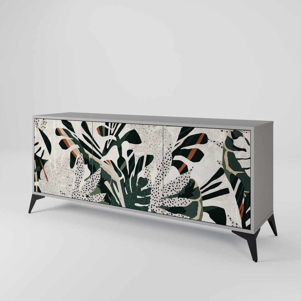 VERDURE FORMATION 3-türiges Sideboard in grauer Ausführung
