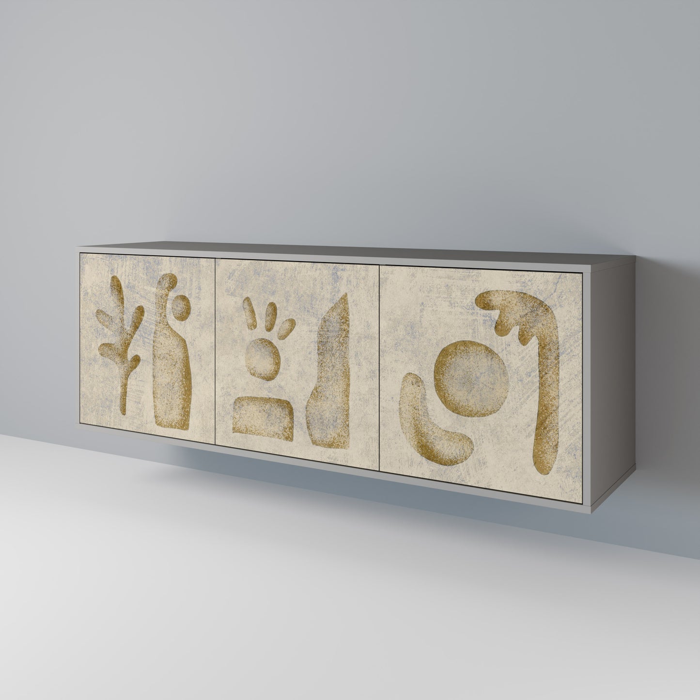 SAND SCULPTURES 3-türiges Sideboard