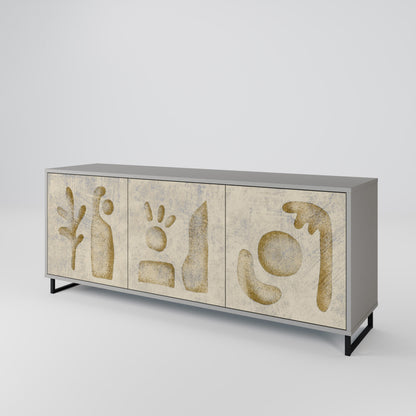 SAND SCULPTURES 3-türiges Sideboard