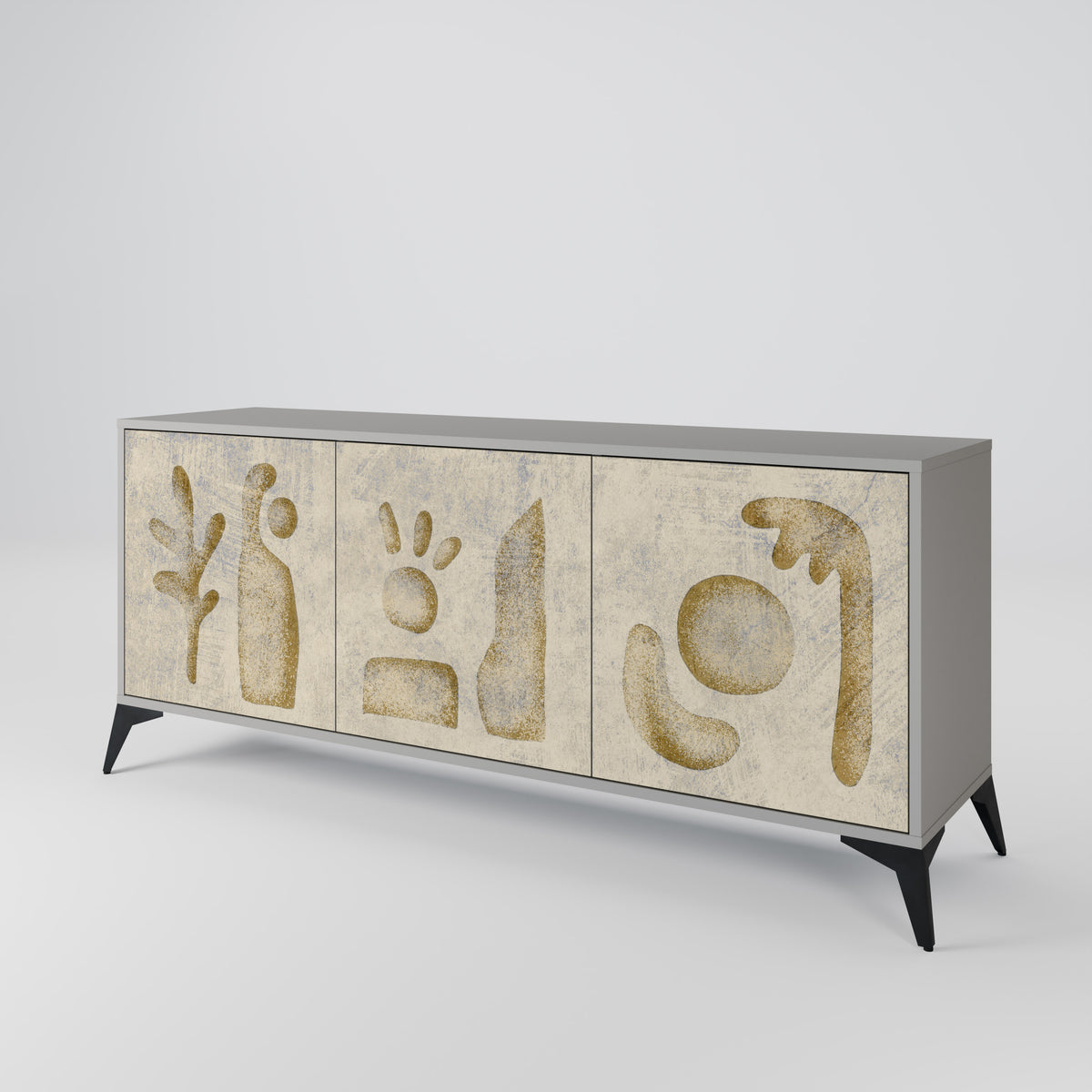 SAND SCULPTURES 3-türiges Sideboard