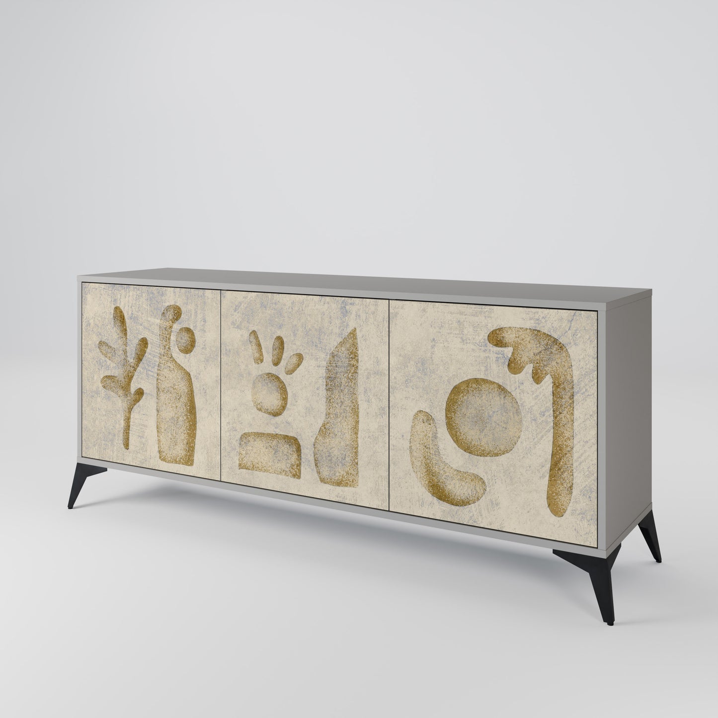 SAND SCULPTURES 3-türiges Sideboard