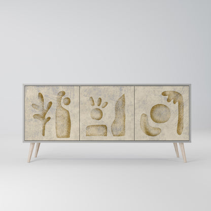 SAND SCULPTURES 3-türiges Sideboard