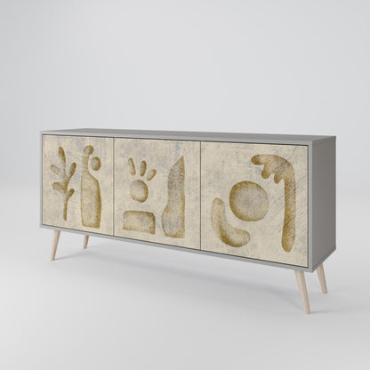 SAND SCULPTURES 3-türiges Sideboard