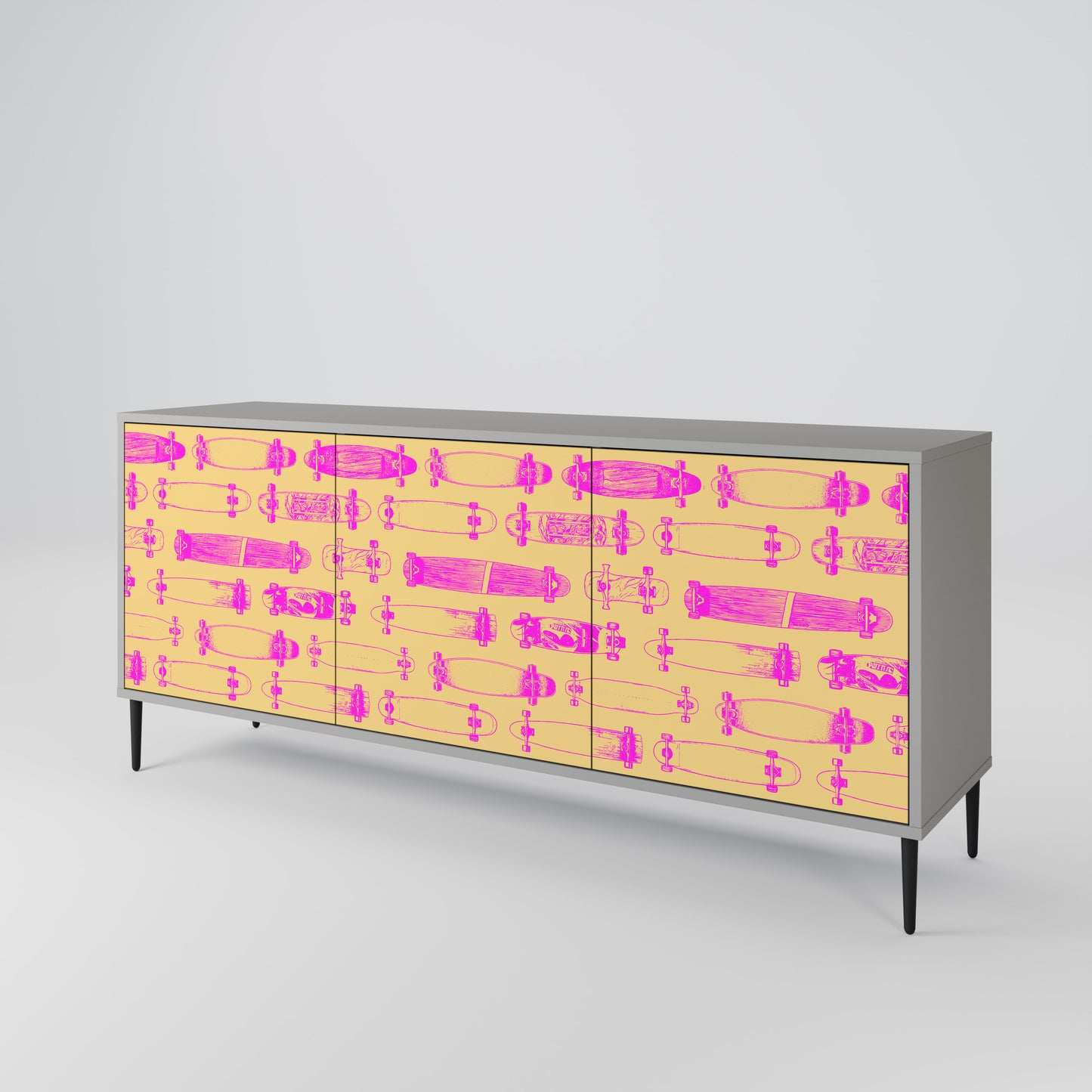 SKATEBOARD ARTISTRY 3-türiges Sideboard