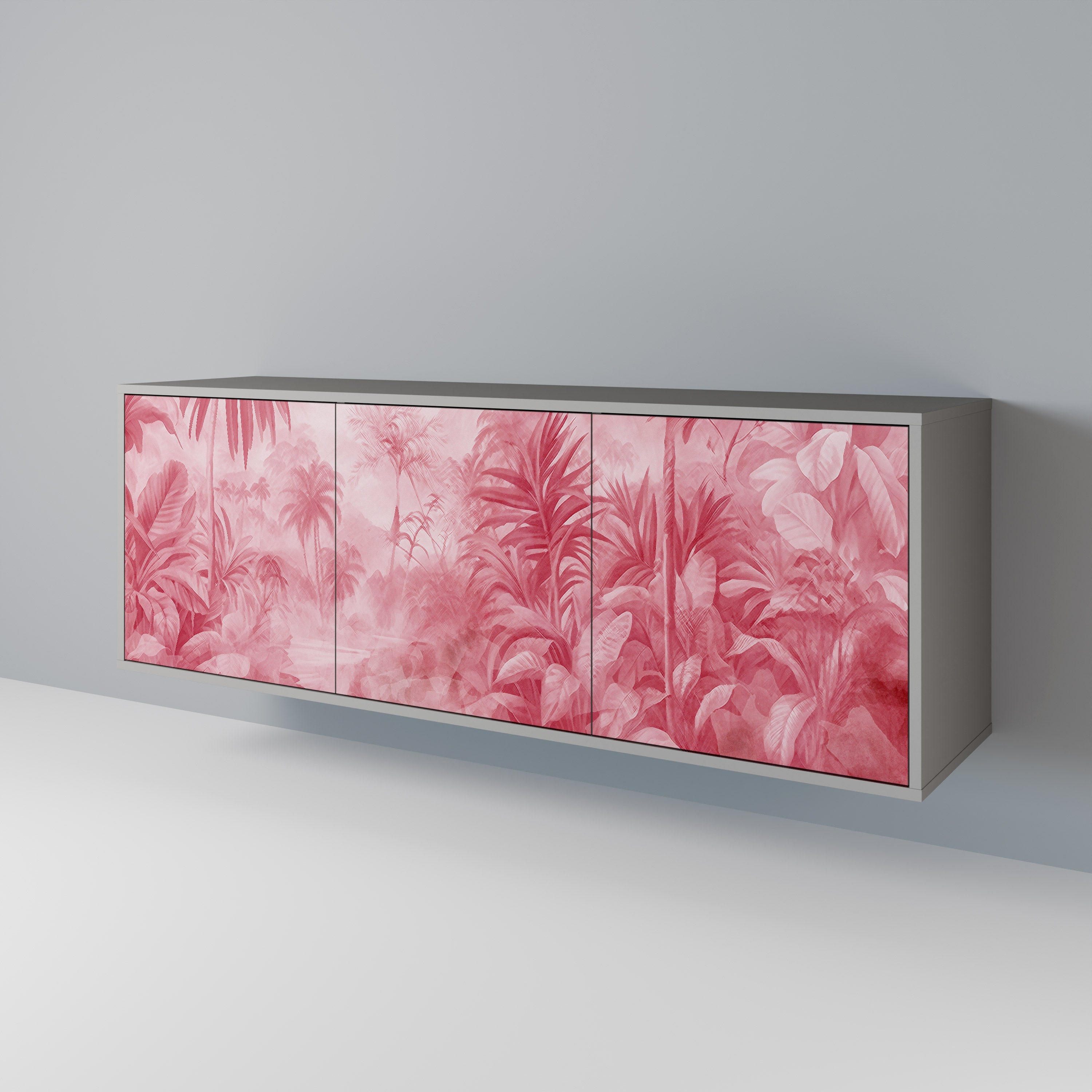 SWEET TROPICS 3-türiges Sideboard in grauer Ausführung