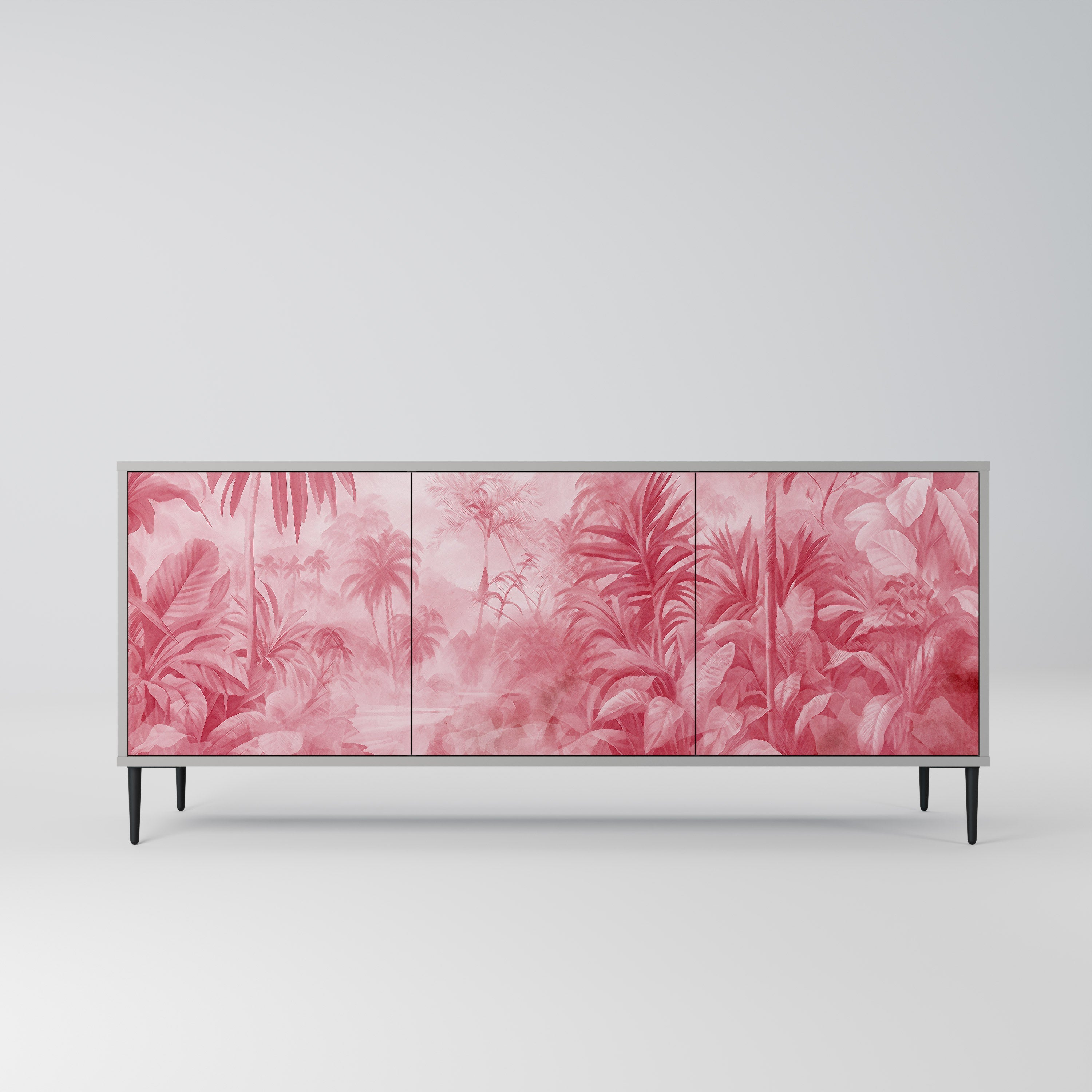 SWEET TROPICS 3-türiges Sideboard in grauer Ausführung