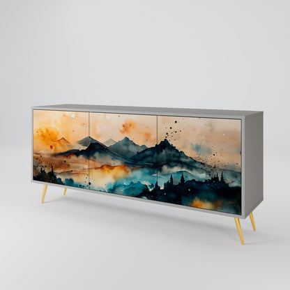 OMINOUS MOUNTAINS 3-türiges Sideboard