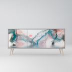 VELVET CROSSING Sideboard mit 3 Türen in Grau