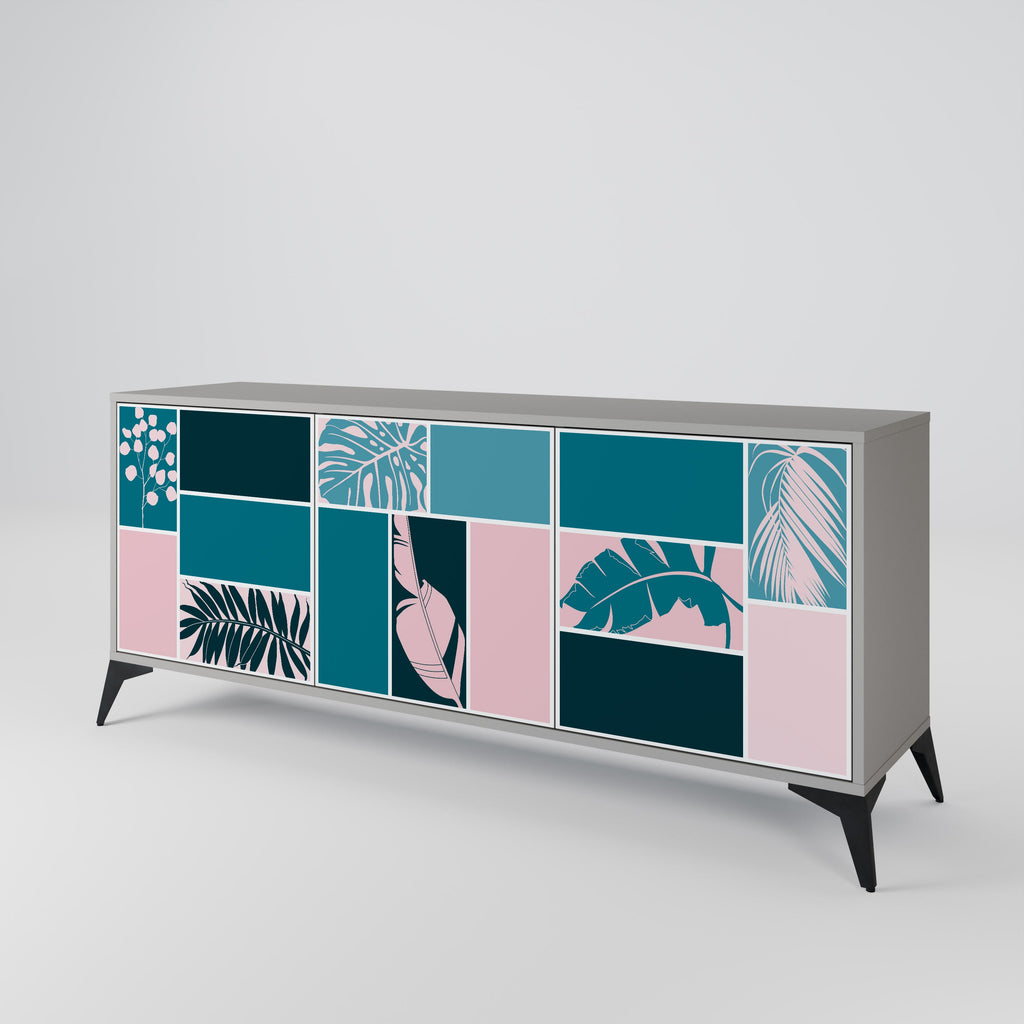 COMBINATION OF SHAPES 3-türiges Sideboard in grauer Ausführung