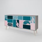 COMBINATION OF SHAPES Sideboard mit 3 Türen in Grau