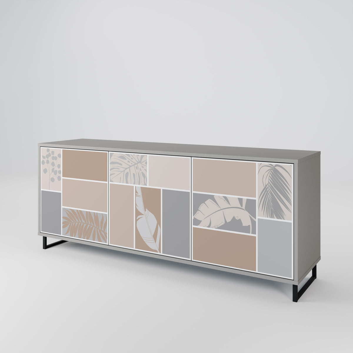 TROPICAL SHAPES 3-türiges Sideboard