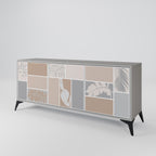 TROPICAL SHAPES Sideboard mit 3 Türen in Grau