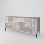 TROPICAL SHAPES Sideboard mit 3 Türen in Grau