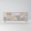 TROPICAL SHAPES Sideboard mit 3 Türen in Grau