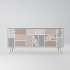 TROPICAL SHAPES Sideboard mit 3 Türen in Grau