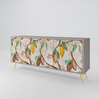 COCOA FRUITS Sideboard mit 3 Türen in Grau