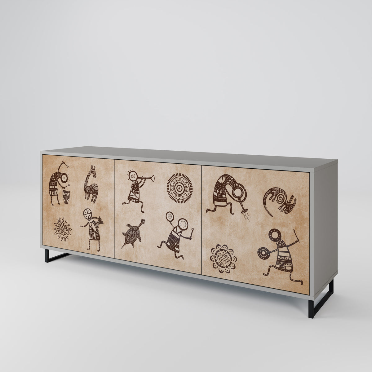 AFRICAN STYLE 3-türiges Sideboard