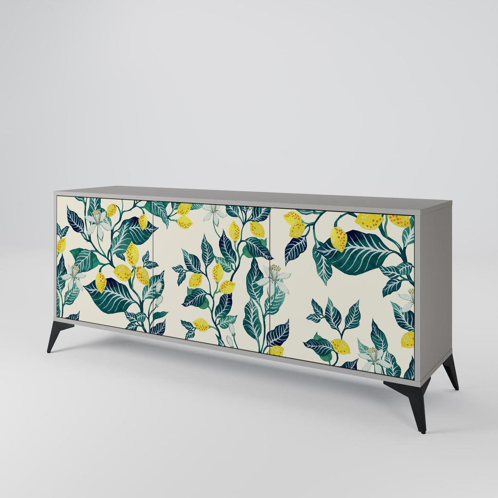 LEMON TREE 3-türiges Sideboard in grauer Ausführung