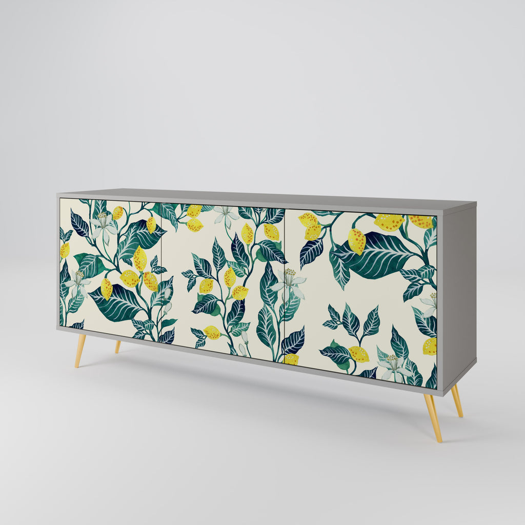 LEMON TREE 3-türiges Sideboard in grauer Ausführung