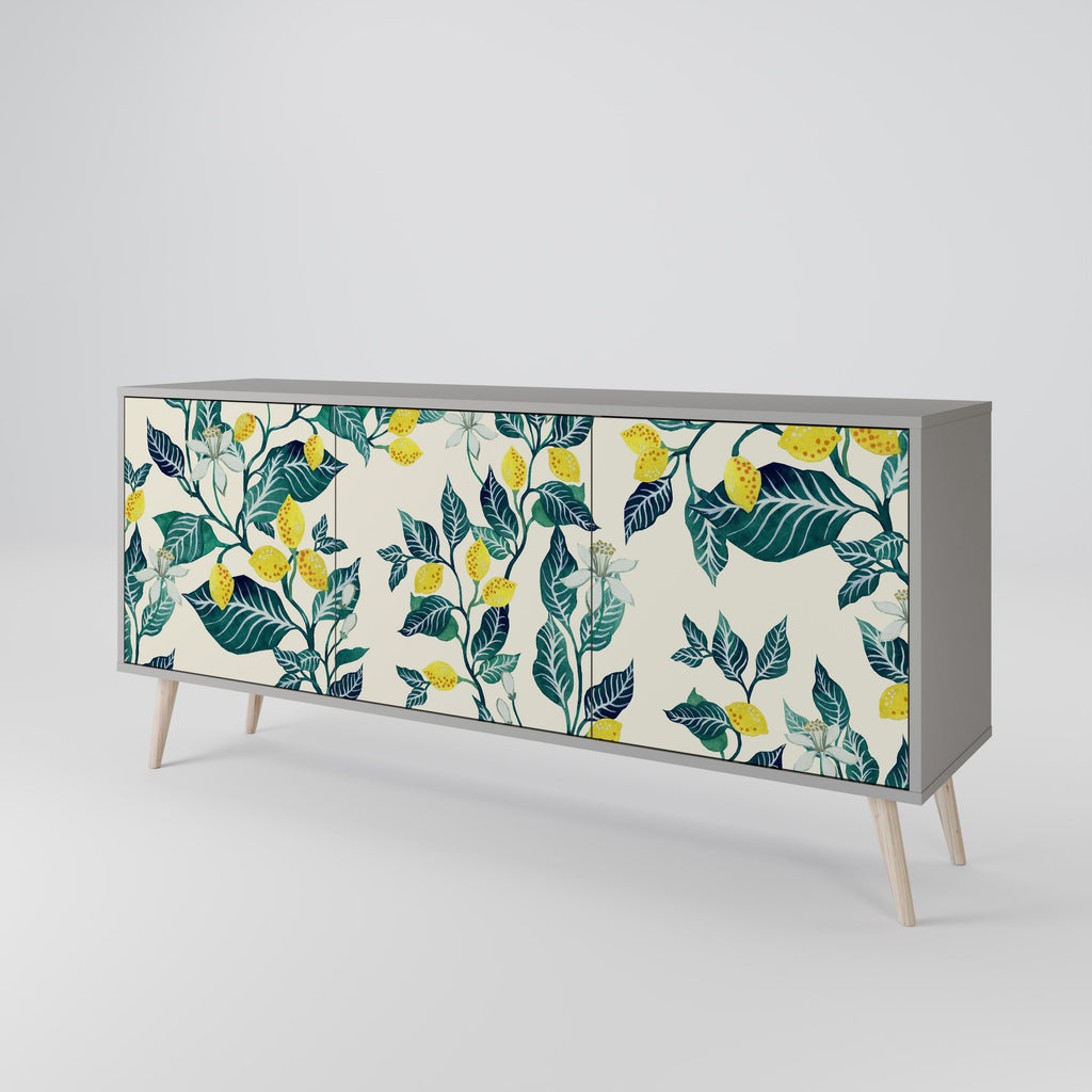 LEMON TREE 3-türiges Sideboard in grauer Ausführung