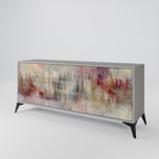 VEILED SUMMIT Sideboard mit 3 Türen in Grau