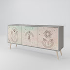 DELICATE BEAUTY Sideboard mit 3 Türen in Grau