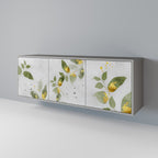 ELEGANT BOTANICS Sideboard mit 3 Türen in Grau