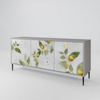 ELEGANT BOTANICS Sideboard mit 3 Türen in Grau