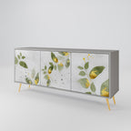 ELEGANT BOTANICS Sideboard mit 3 Türen in Grau