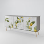 ELEGANT BOTANICS Sideboard mit 3 Türen in Grau