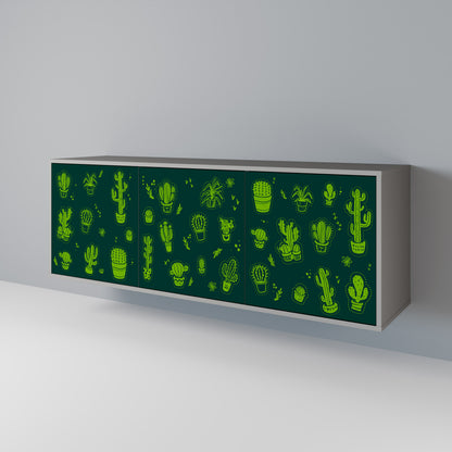 DESERT GREEN 3-türiges Sideboard