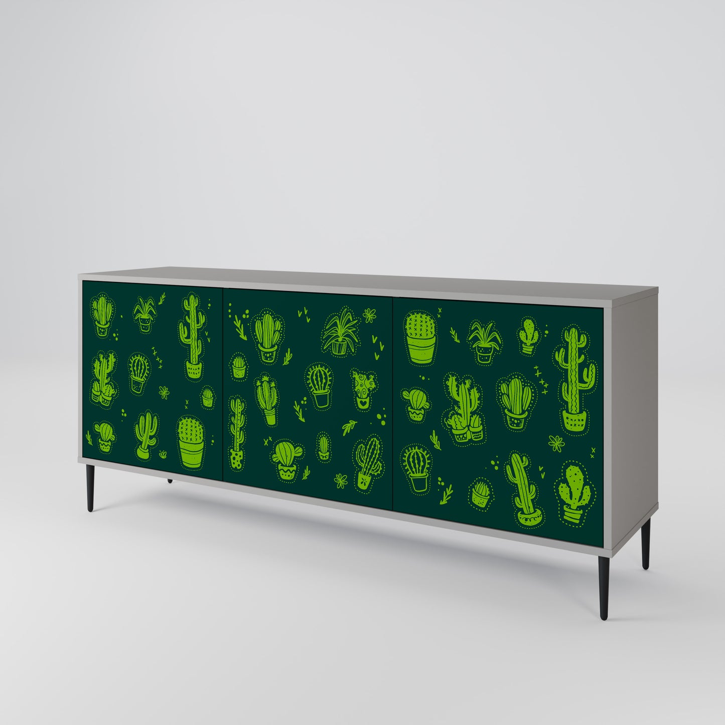 DESERT GREEN 3-türiges Sideboard