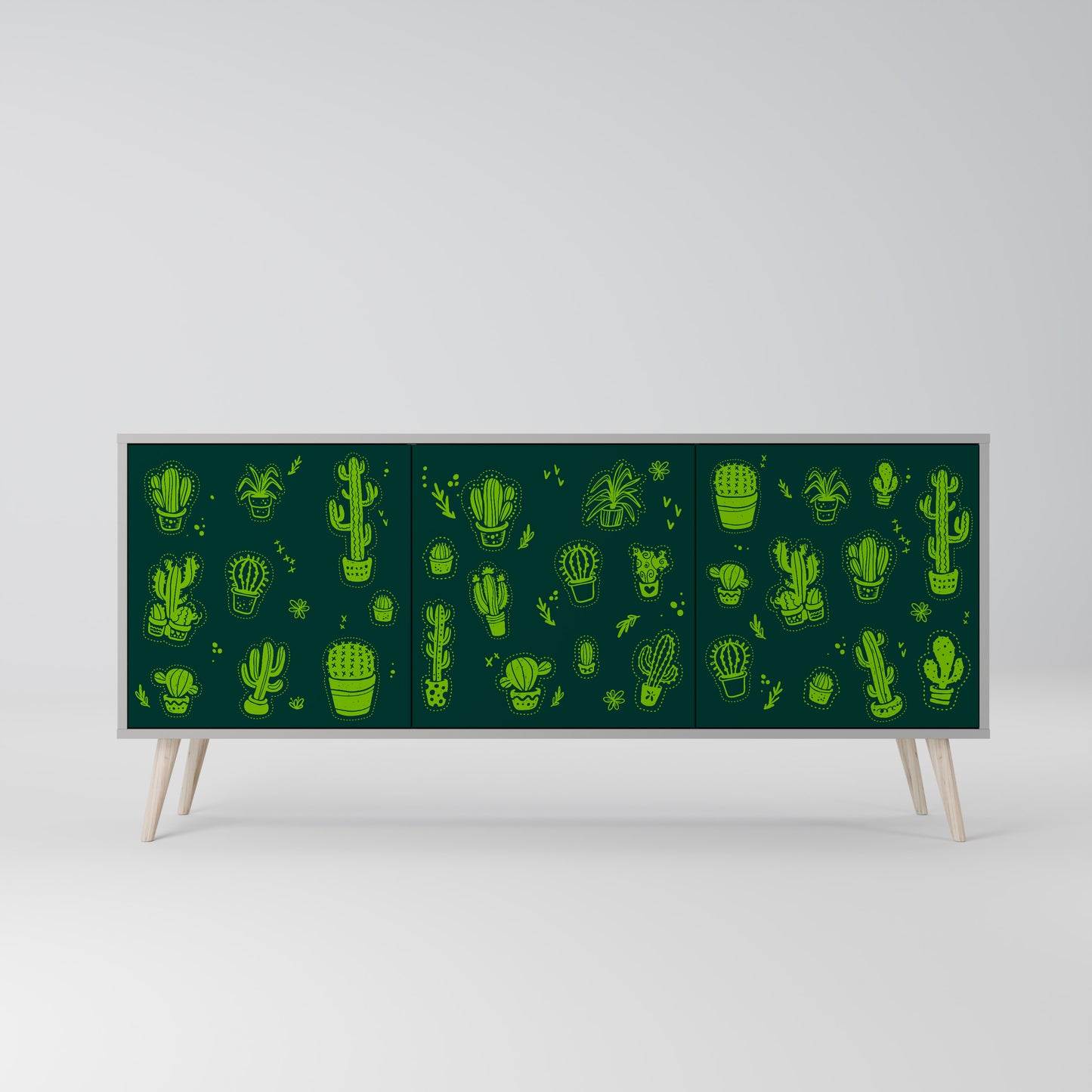 DESERT GREEN 3-türiges Sideboard