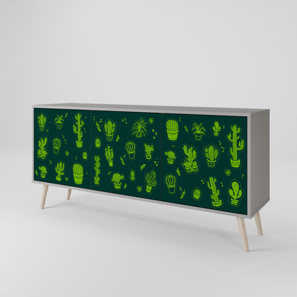 DESERT GREEN 3-türiges Sideboard