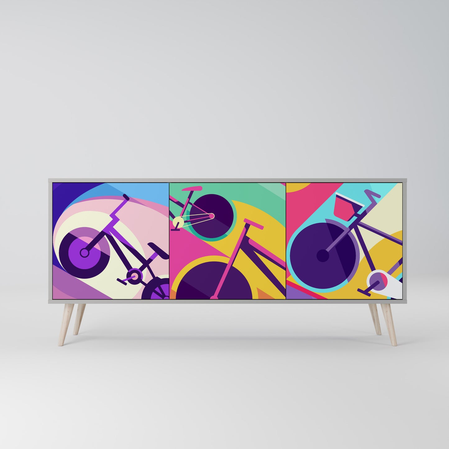 BIKE DREAMS 3-türiges Sideboard