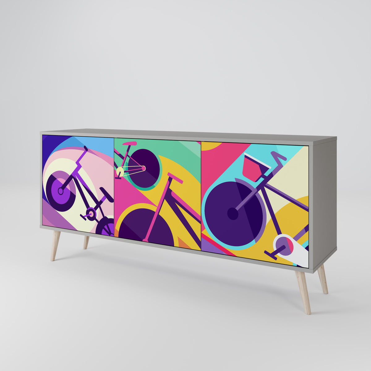 BIKE DREAMS 3-türiges Sideboard