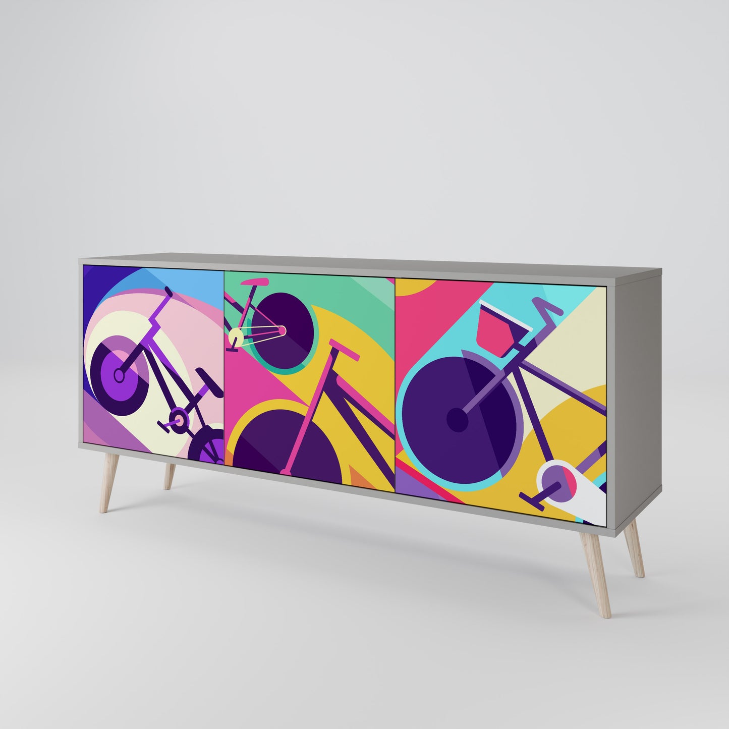 BIKE DREAMS 3-türiges Sideboard