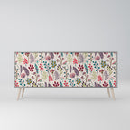 AUTUMN SUNDRIES Sideboard mit 3 Türen in Grau