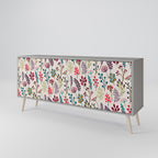 AUTUMN SUNDRIES Sideboard mit 3 Türen in Grau
