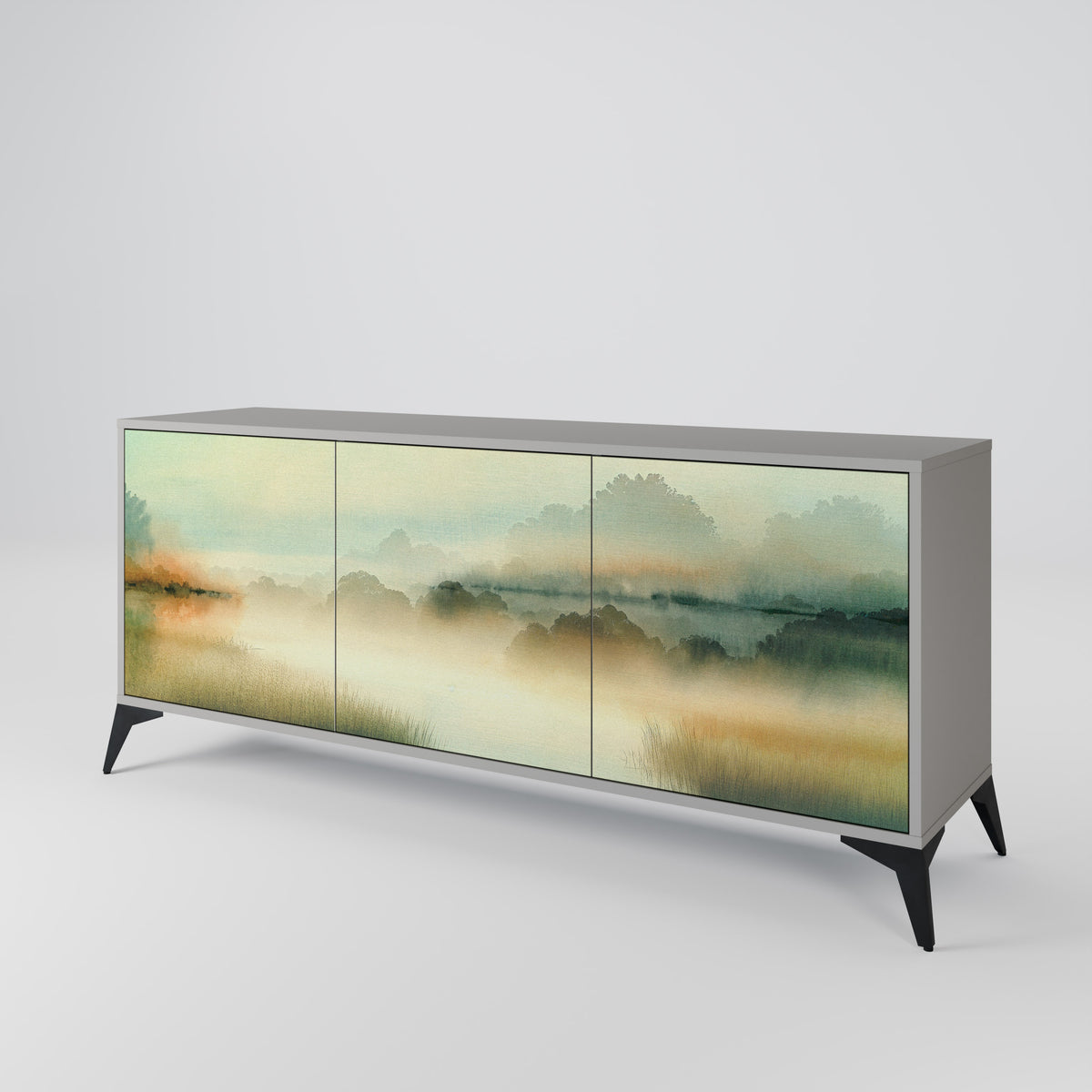 MORNING BY THE LAKE 3-türiges Sideboard