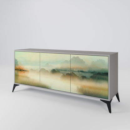 MORNING BY THE LAKE 3-türiges Sideboard