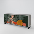 TROPICAL COMPOSITION Sideboard mit 3 Türen in Grau