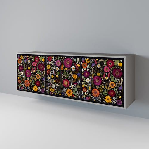 MIDNIGHT GARDEN 3-Door Sideboard