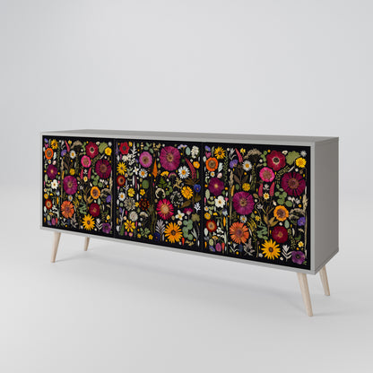 MIDNIGHT GARDEN 3-Door Sideboard