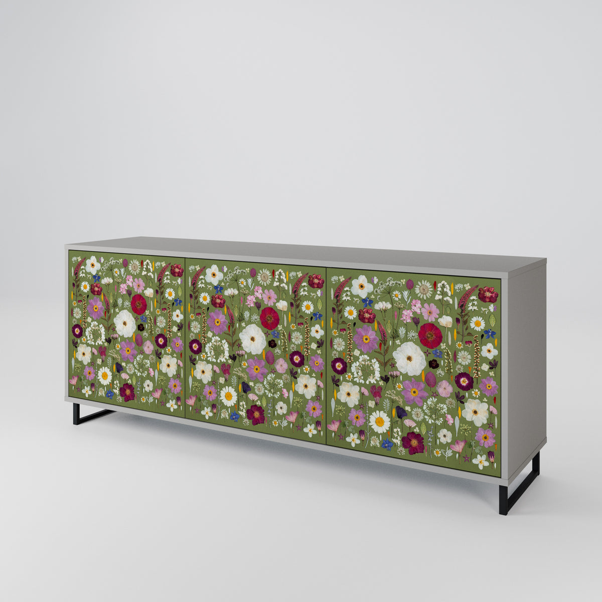 WILD GARDEN 3-türiges Sideboard