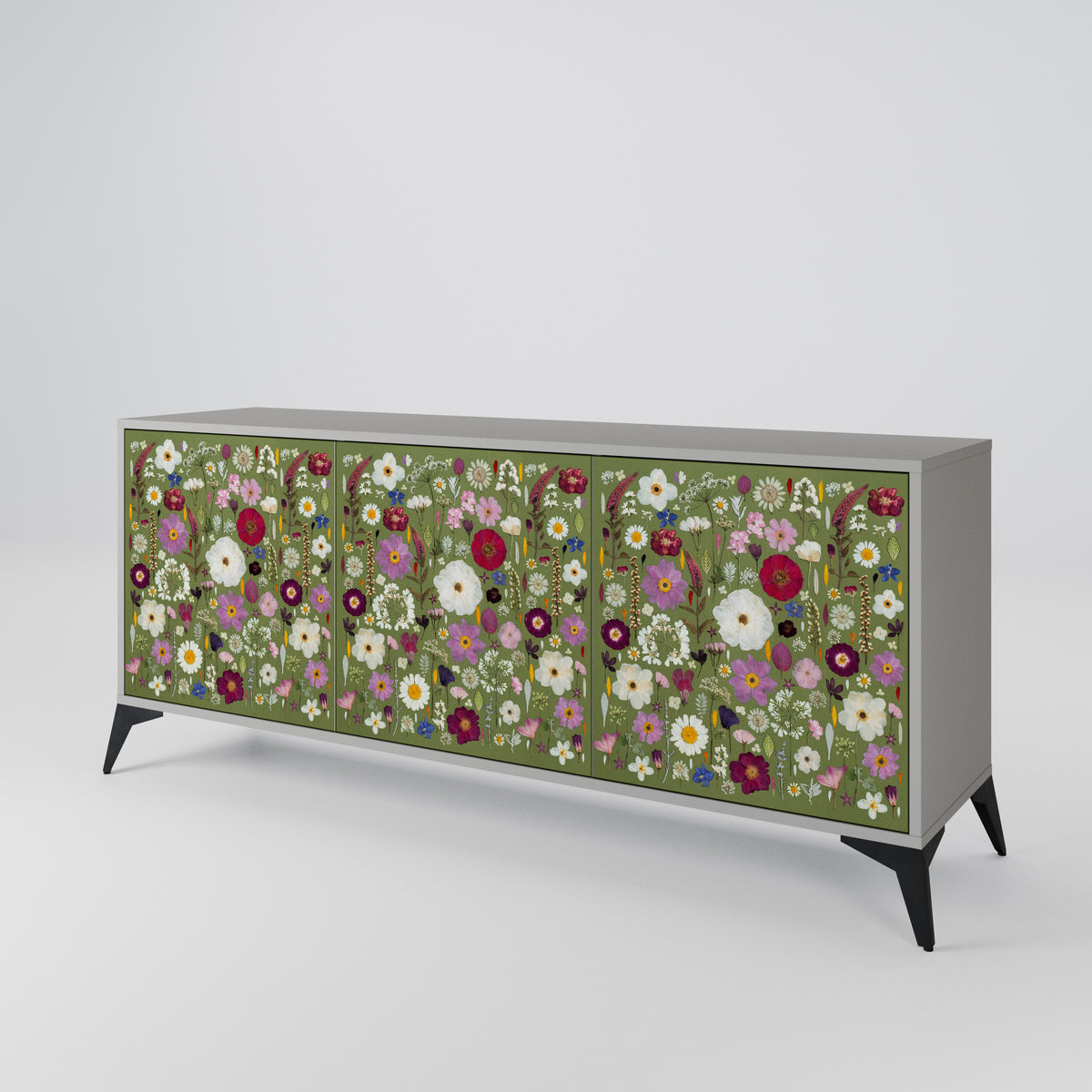 WILD GARDEN 3-türiges Sideboard