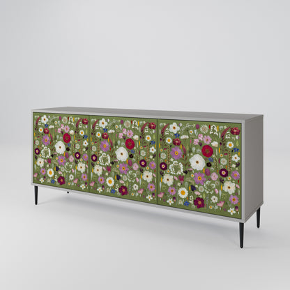 WILD GARDEN 3-türiges Sideboard