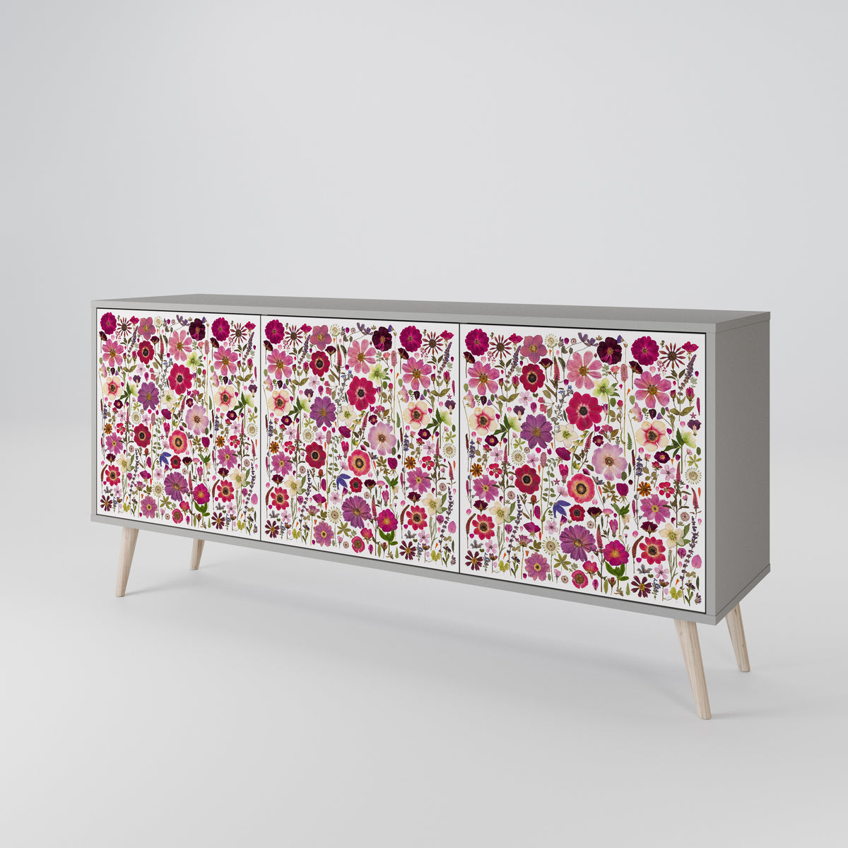 PETAL GARDEN 3-Door Sideboard
